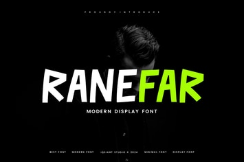 Ranefar - Modern Display Font