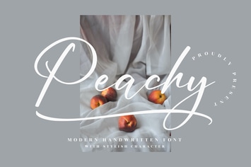 Peachy Modern Handwritten Font