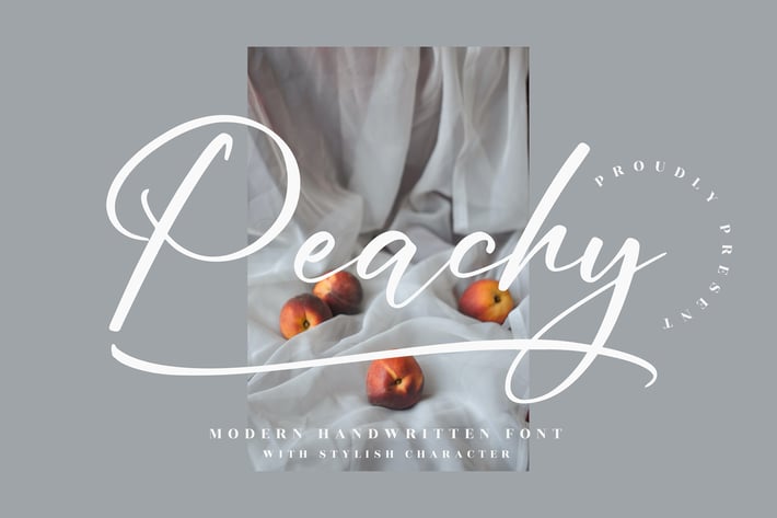 Peachy Modern Handwritten Font
