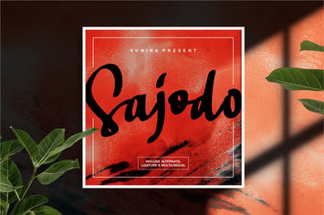 Sajodo | Handlettering Script Font