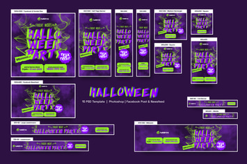 Halloween Party Banners Ad