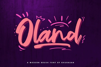 Oland Brush Font
