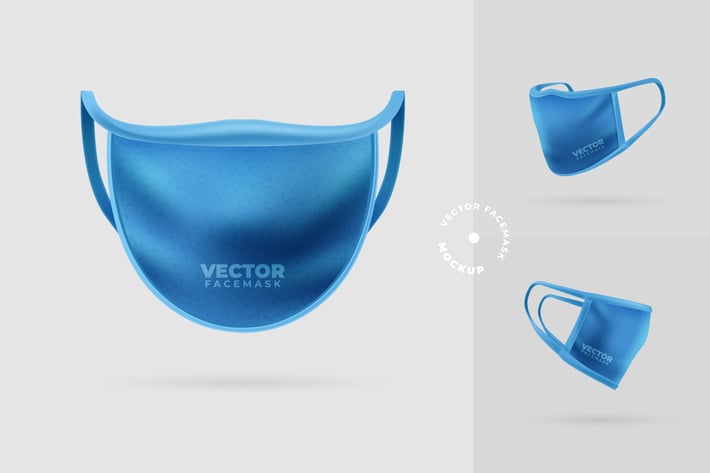 Realistic Vector Facemasks