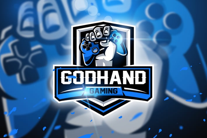 Godhand Gaming - Mascot & Esport logo