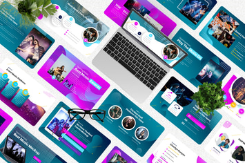 Curiuos - Music Industrial Keynote Templates