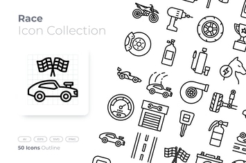 Race Outline Icon