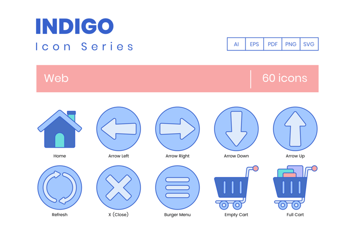 60 Web Line Icons