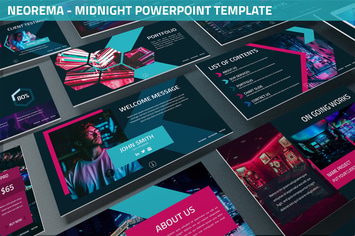 Neorema - Midnight Powerpoint Template