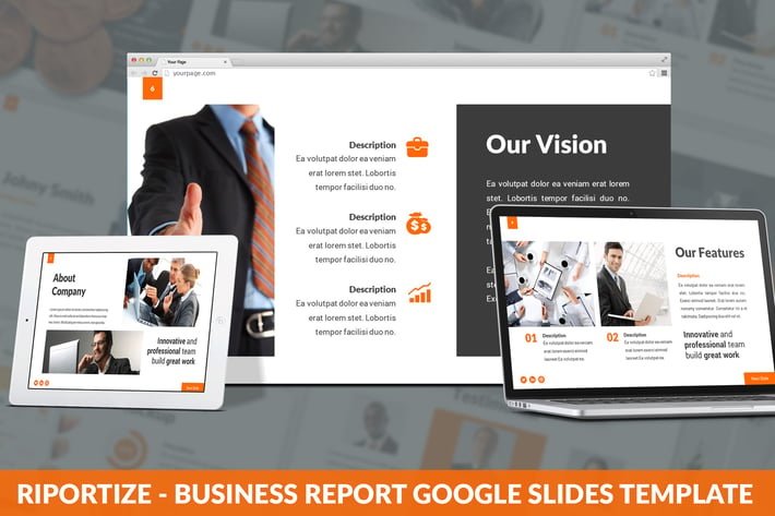 Riportize - Business Report Google Slides Template