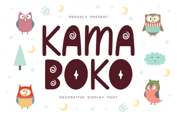 Kamaboko - Decorative Display Font