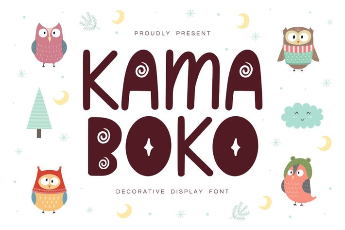 Kamaboko - Decorative Display Font