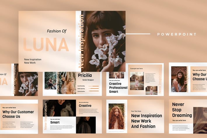 Luna - Fashion Powerpoint Presentation