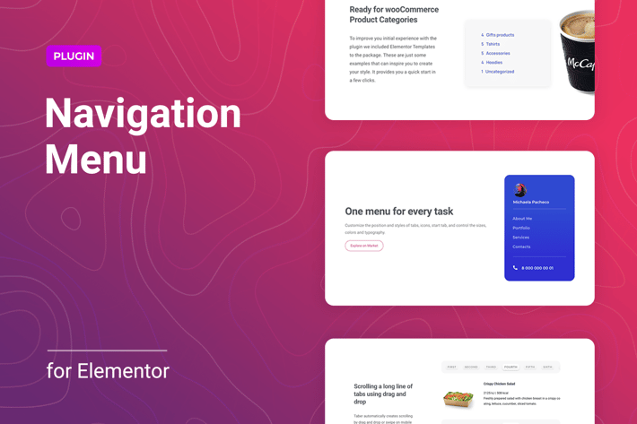 Navigation Menu for Elementor