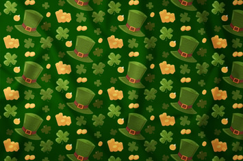 Happy Patrick Seamless Pattern