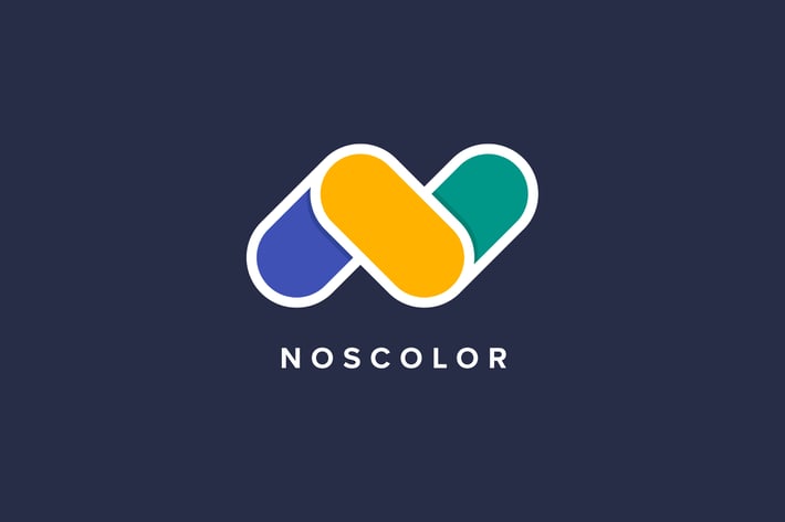 Nos Color Logo Template