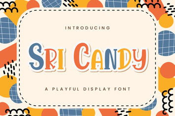 Sri Candy - Playful Display Font