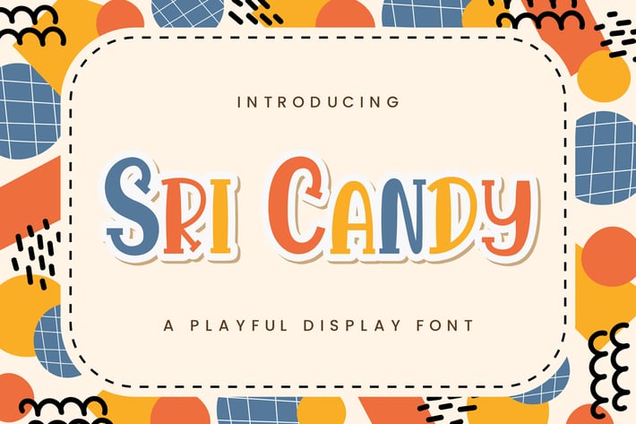 Sri Candy - Playful Display Font
