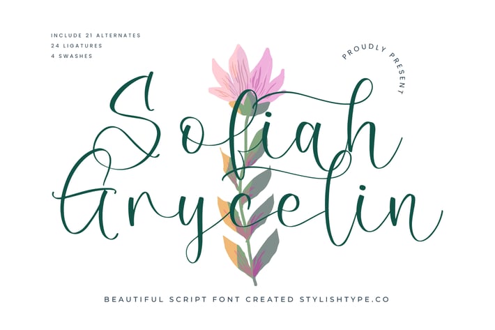 Sofiah Grycelin Script Font