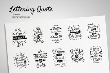Lettering Quote