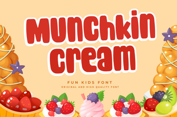 Munchkin Cream - The Fun and Cute Kids Font
