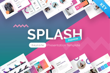 Splash Fashion Keynote Presentation Template