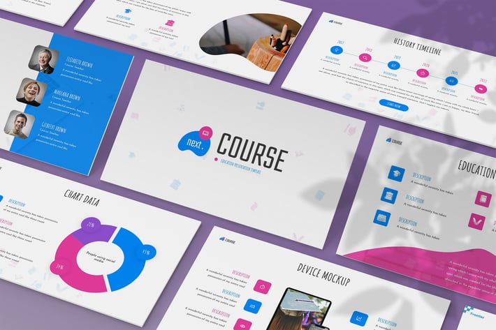 NextCourse - Education Powerpoint Template