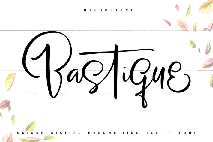 Bastique | Unique Handwriting Script Font