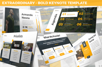 Extraordinary - Bold Keynote Template