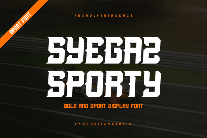 Syegaz Sporty - Racing & Speed Font