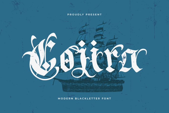 Cojira - Modern Blackletter Font