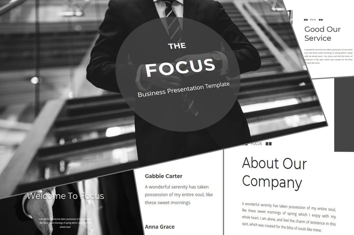 Focus - Business Keynote Template