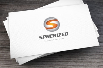 Spherized Letter S Logo Template