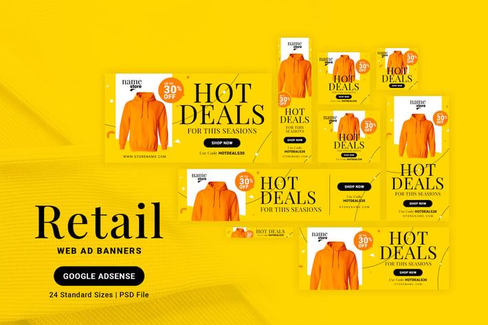 Retail Web Ad Banners