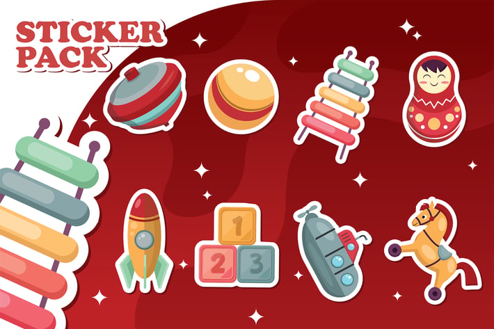 Toys Stickers