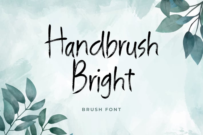 Handbrush Bright Brush Handwritten Font