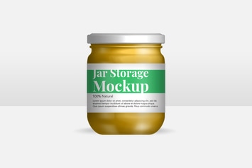 YDM Jar Bottle Mockup