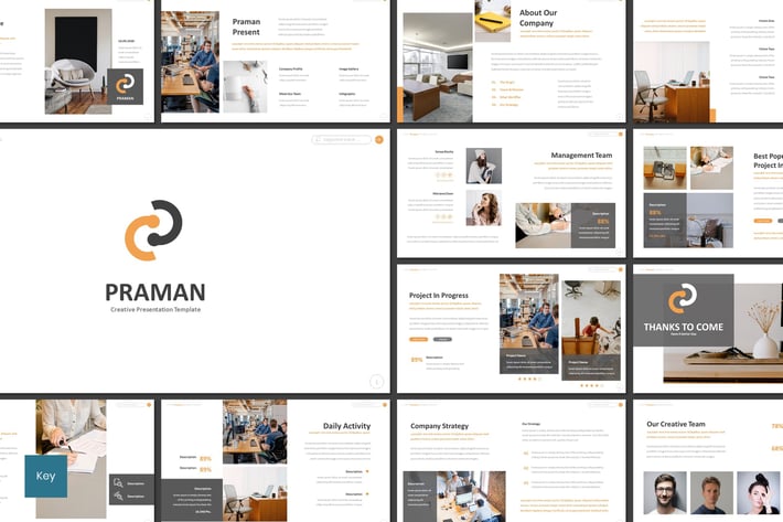 Praman - Creative Keynote Template
