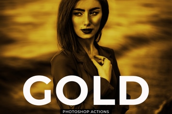 Gold Effect Photoshop Actions