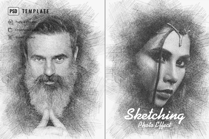 Sketching Photo Effect