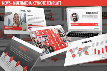 News - Multimedia Keynote Template