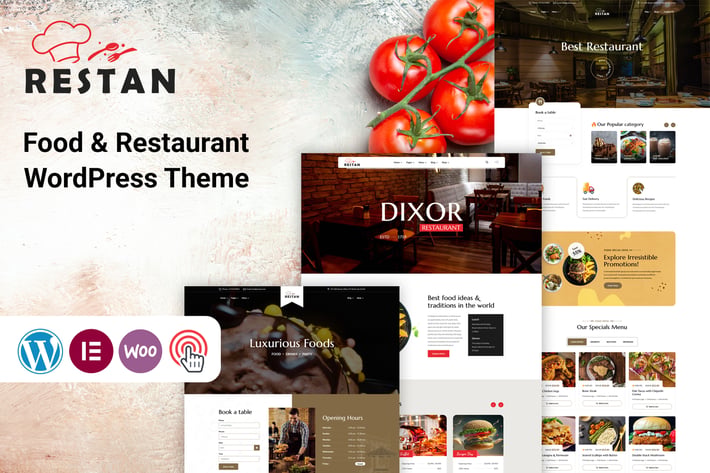 Restan - Restaurant WordPress Theme 
