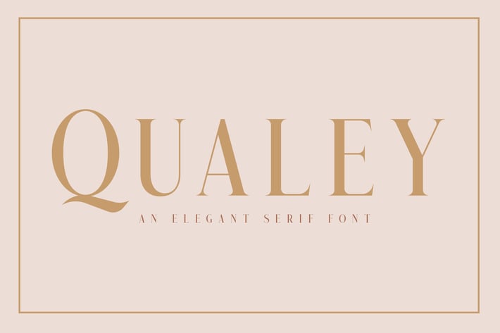 Qualey - Elegant Serif Font