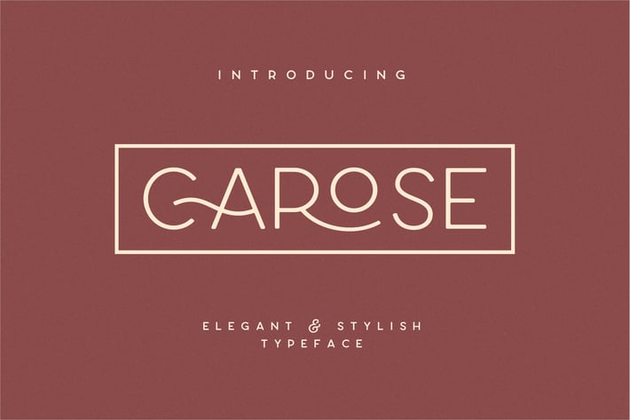 Carose Sans- 6 Elegant Typeface