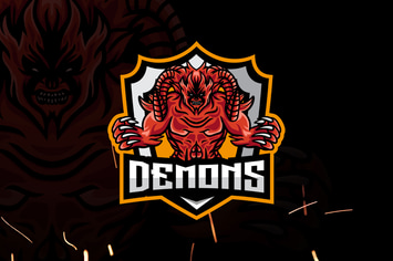 Demon Esports - Mascot & Esport Logo