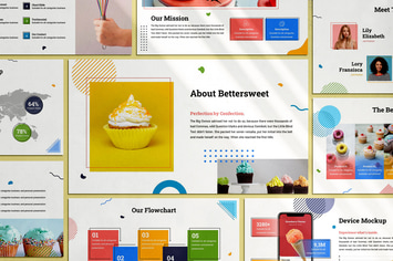 Bettersweet - Geometric Keynote Template