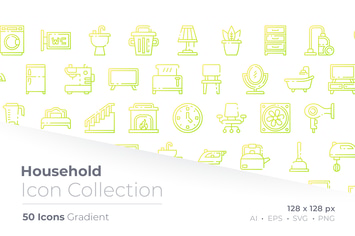 Household Gradient Icon