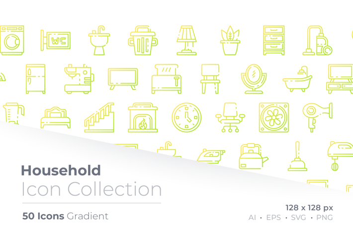 Household Gradient Icon