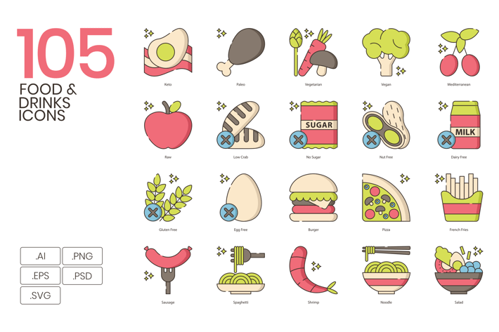 Food & Drinks Icons