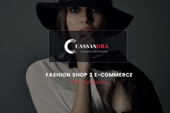 Cassandra - Fashion Shop 3 e-commerce PSD Template