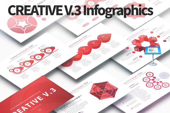 Creative V.3 - Keynote Infographics Slides